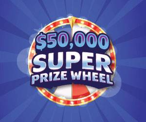 $50,000 Super Prize Wheel