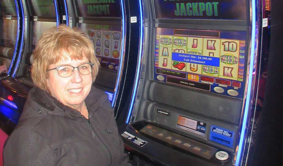 Jackpot winner, Judith, won $4,387 at Hamburg Gaming