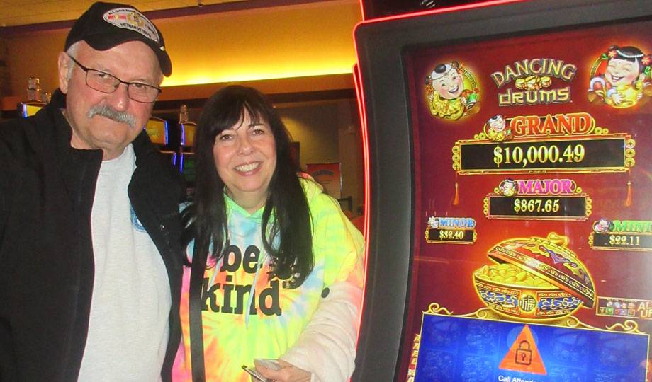 Jackpot winner, Sharon, won $2,304 at Hamburg Gaming