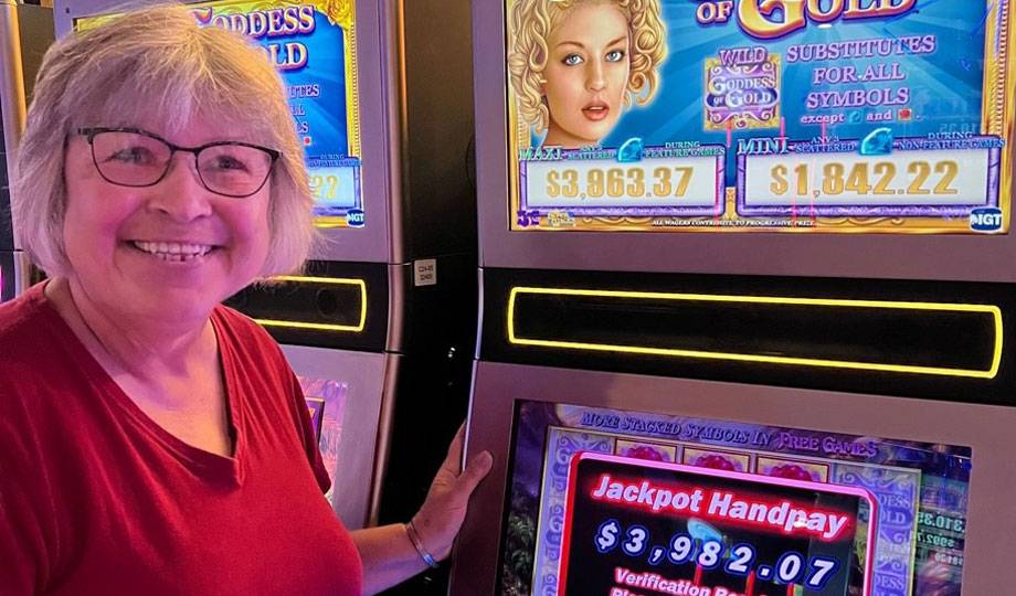 Jackpot winner, Patricia, won $3,982 at at Hamburg Gaming