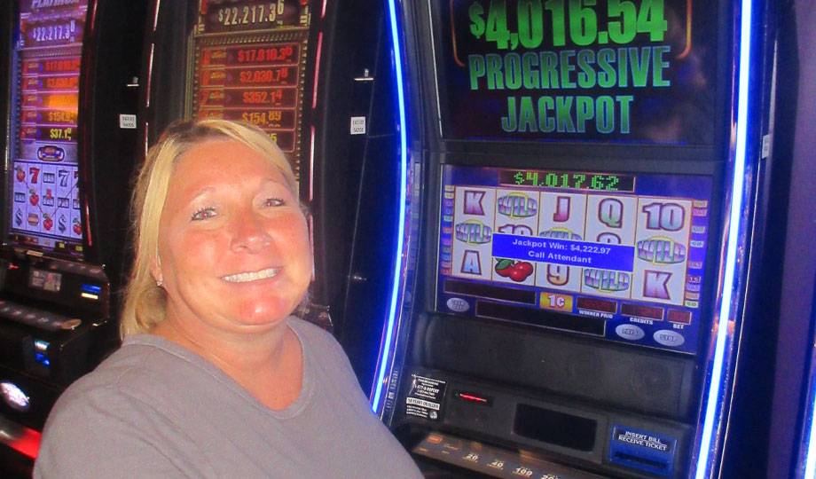 Jackpot winner, Tammy, won $4,222 at at Hamburg Gaming