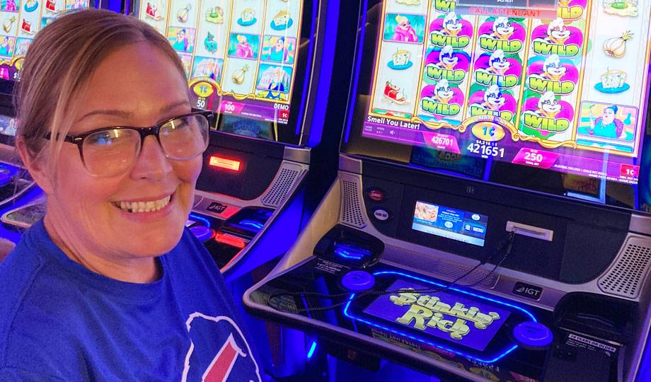 Jackpot winner, Tammy, won $4,216.51 at Hamburg Gaming