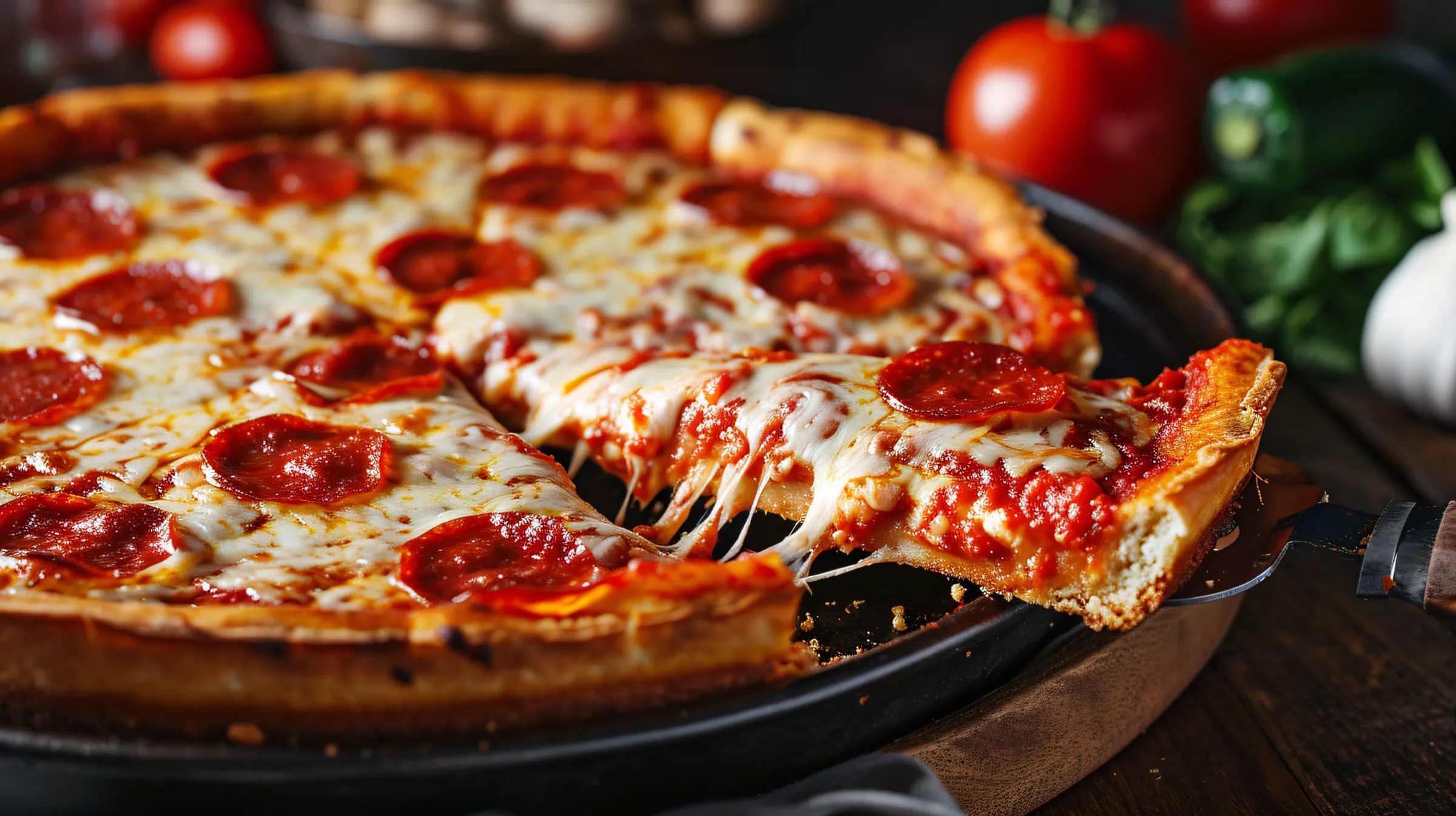 Pepperoni pizza