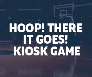 Hoop! There it goes! Kiosk Game