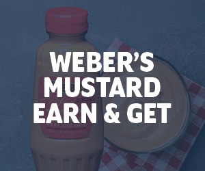 Weber's Mustard Earn & Get